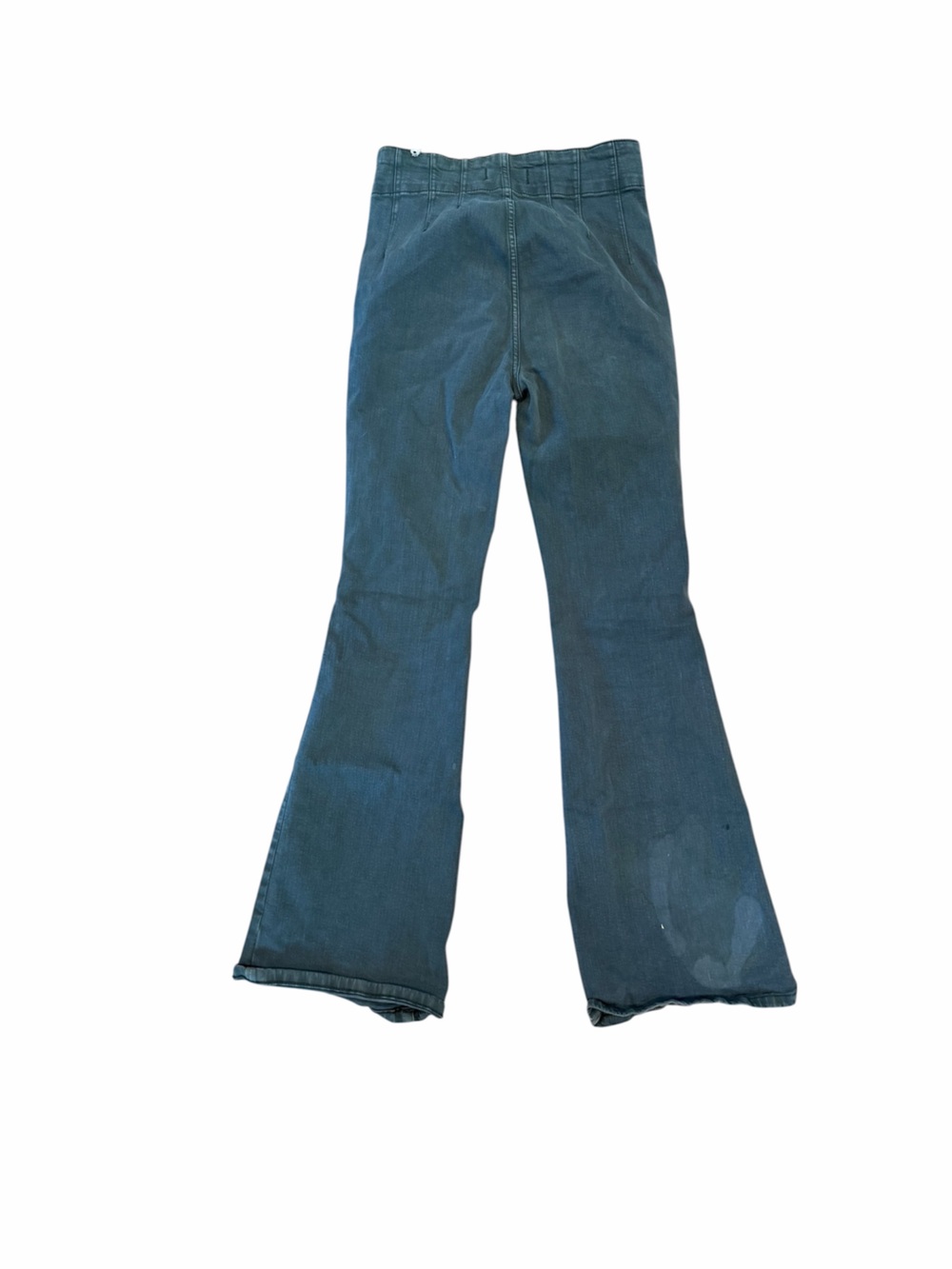 Free People Blue High-Waist Flared Women's Jeans - Picture 3 of 6
